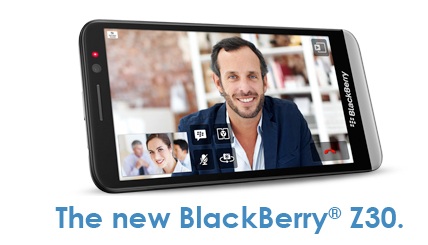 The BlackBerry Z30 to launch on November 23rd in Indonesia